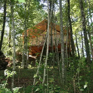 Camping Glamping Terre Rouge Tente de luxe Villecomtal